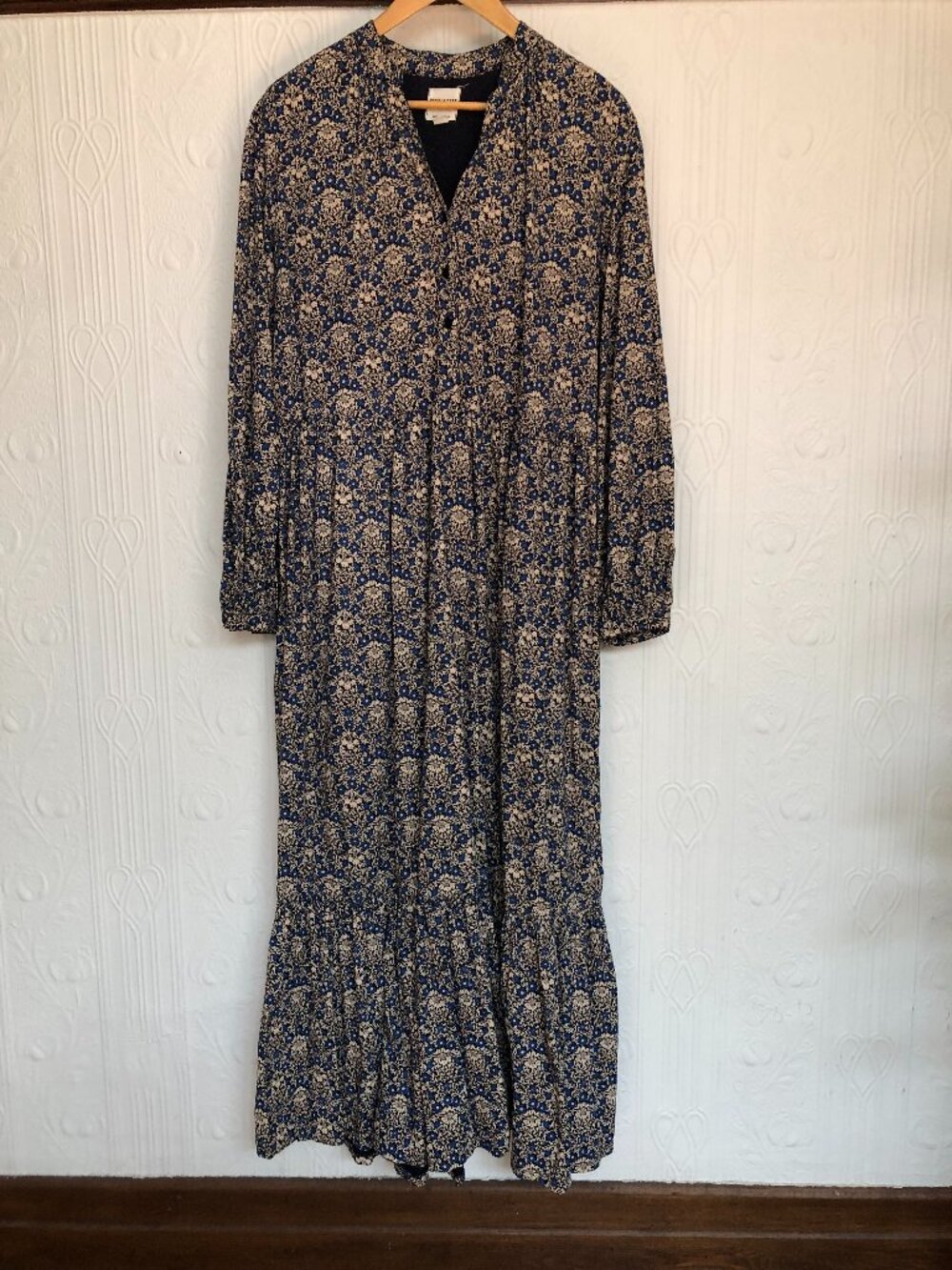 People tree and V&A collab maxi cotton flower dress size 10-12 US